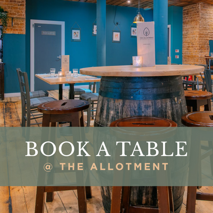 Book A Table Allotment Vegan